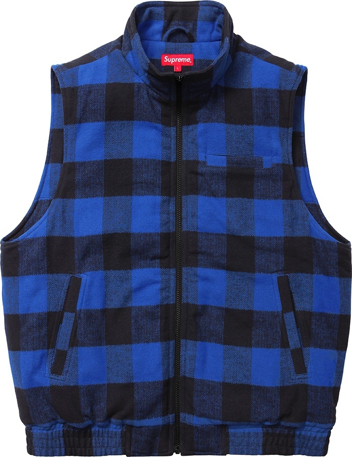 Buffalo Plaid Flannel Vest view 3